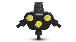 Розподільник для поливу Karcher, 3/4", 1", роздільник триканальний Розподільник для поливу Karcher, 3/4", 1", роздільник триканальний