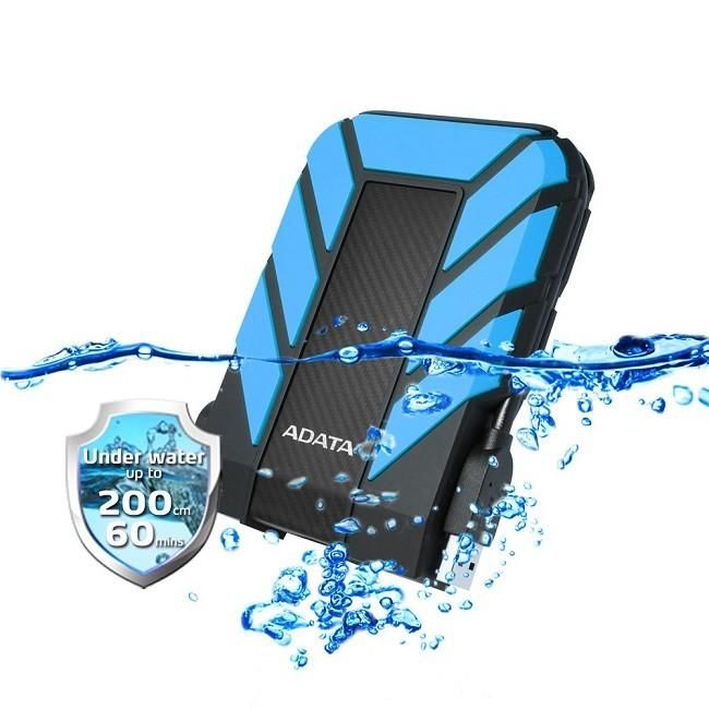 Портативний жорсткий диск ADATA 2TB USB 3.1 HD710 IP68 Pro Black