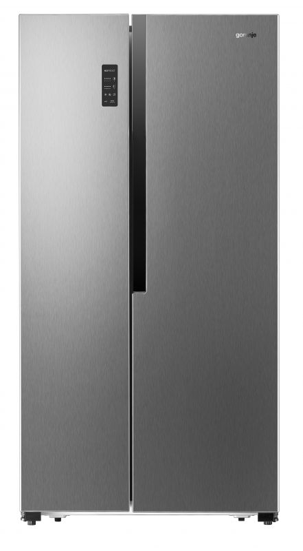 Холодильник SBS Gorenje NRS9181MX, 179х64х91см, 2 двері, 339( 177)л, А+, Total NF , Зона св-ті, Зовн. Диспл, Нерж