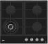 Вбудовувана варильна поверхня Beko HILW64325SB - Ш- 60см./3 конфорки + WOK/чавунні решітки/чорне скло