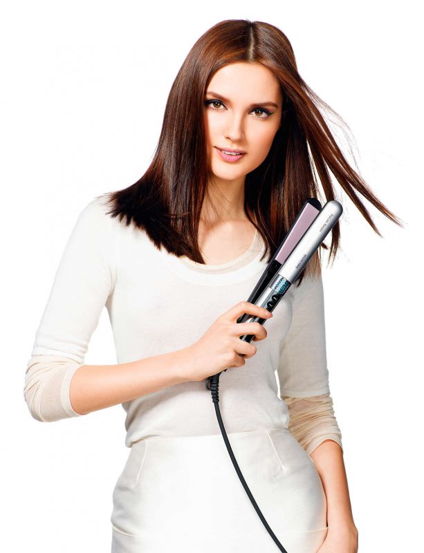 Щипці-випрямляч для укладки волосся Salon straight ProKeratine Philips HP8361/00