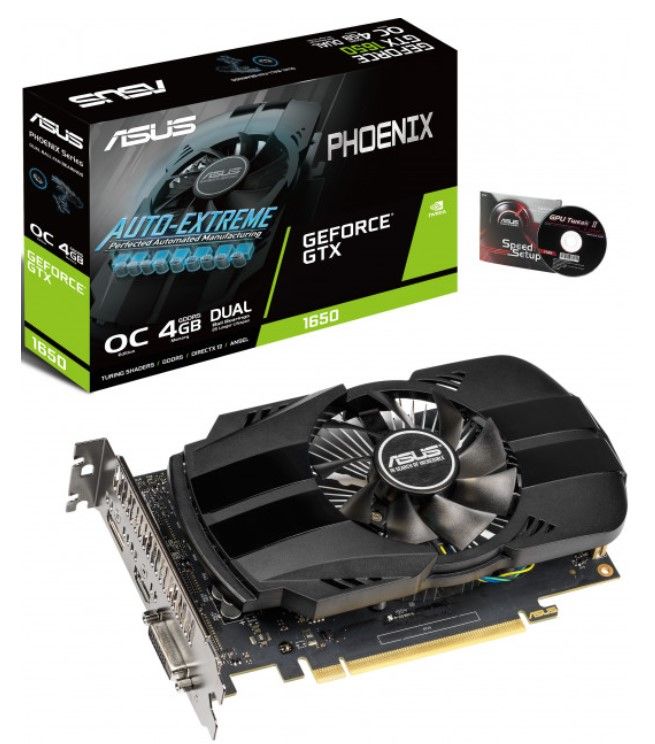 Вiдеокарта ASUS GeForce GTX1650 4GB DDR5 DUAL OC