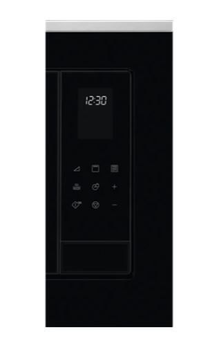 Мікрохвильова піч вбудована Electrolux LMS4253TMX, 25 л, 900 Вт, Гриль, електрон. керування, Чорний