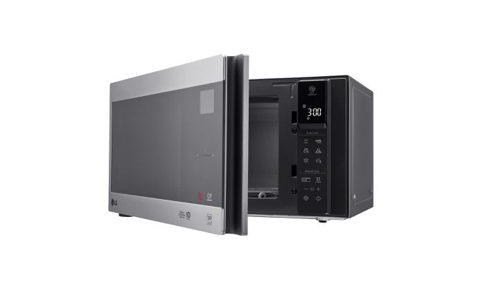 Мікрохвильова піч LG MH6595CIS, 25 л, 1000 Вт, Гриль, Інв., електрон. керування, Сріблястий