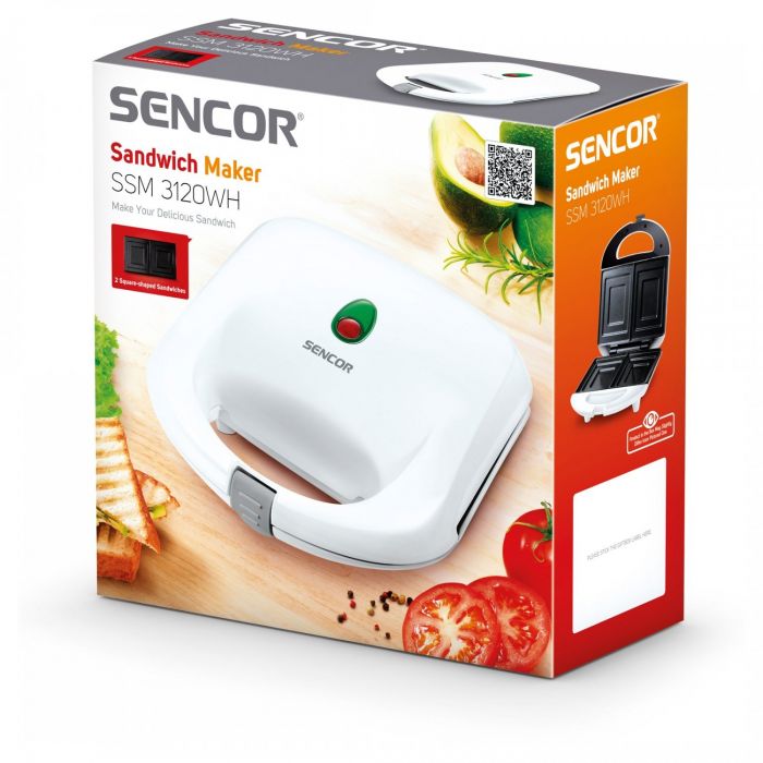 Сендвічмейкер Sencor SSM3120WH