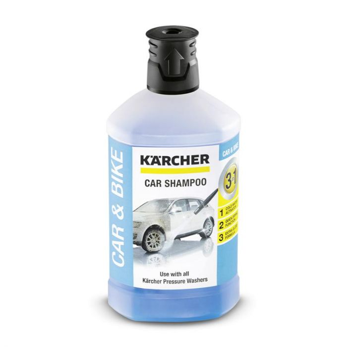 Засіб Karcher миючий для автомобілів (автошампунь), 3-в-1, Plug-n-Clean, 1л