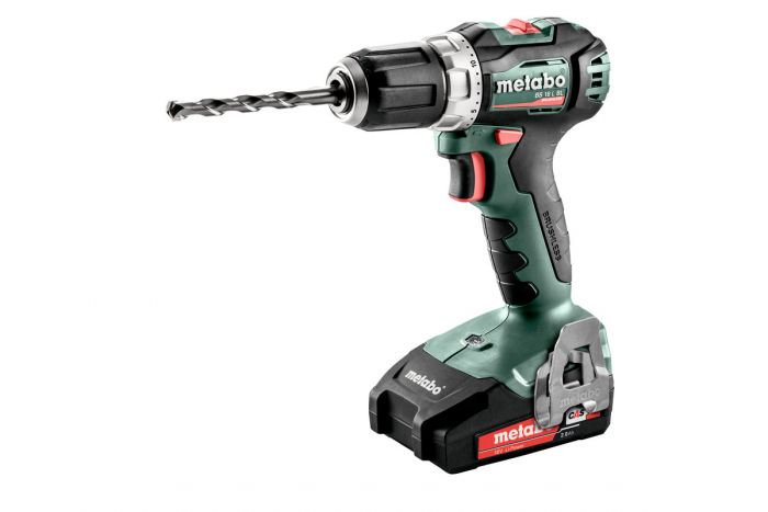 Шуруповерт-дриль Metabo BS 18 L BL, 18В, 2x2.0Aг, SC 60 Plus, кейс