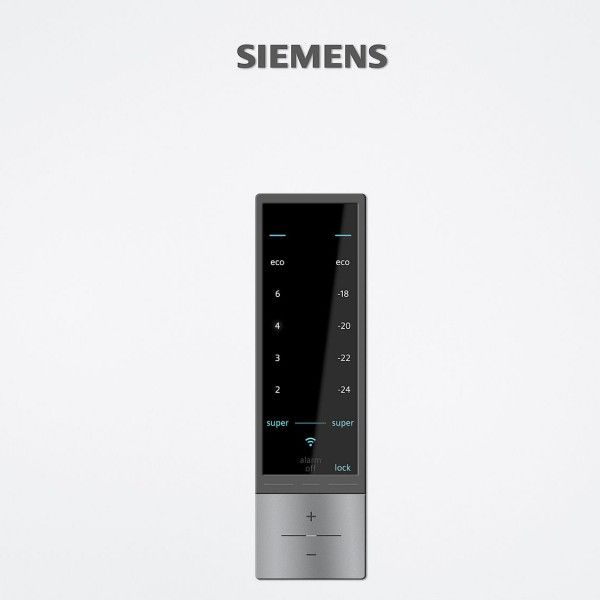 Холодильник Siemens KG39NXW316 з нижньою морозильною камерою - 203x60x66/No-frost/дисплей/366л/А++/білий