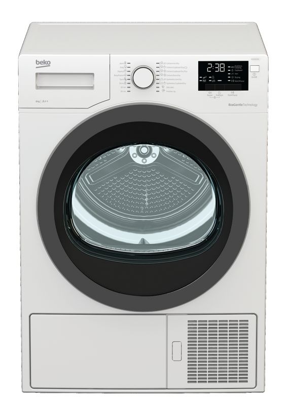 Сушильний барабан Beko DS8433RX - 54 см/8 кг/Heat-Pump/дисплей/16 прогр/A++/білий