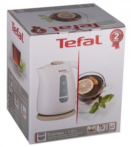 Електрочайник Tefal KO299130 EXPRESS 1.5L White