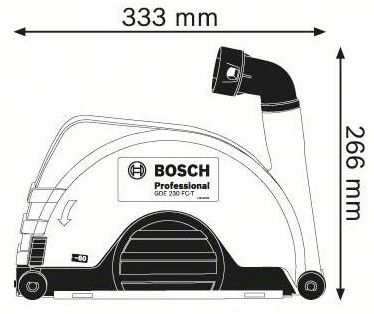 Пиловідведення Bosch GDE 230 FC-T, 230мм, 2.1 кг