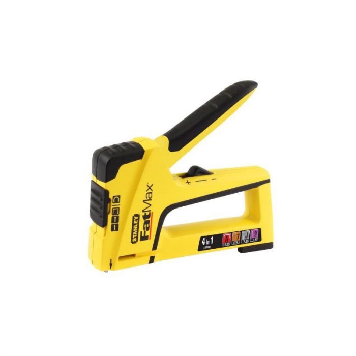 Степлер Stanley "FatMax" "Light Duty TR400", 4-14мм, 4 в 1, тип скоб G, A, 7, J