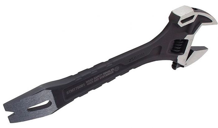 Ключ розвідний Stanley "FatMax", 0-37мм, молоток, цвяходер, 250мм