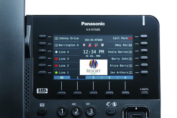 Дротовий IP-телефон Panasonic KX-NT680RU-B Black для АТС Panasonic KX-NS/NSX