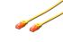 Патч-корд DIGITUS CAT 6 UTP, 0.5м, AWG 26/7, CCA, PVC, жовтий