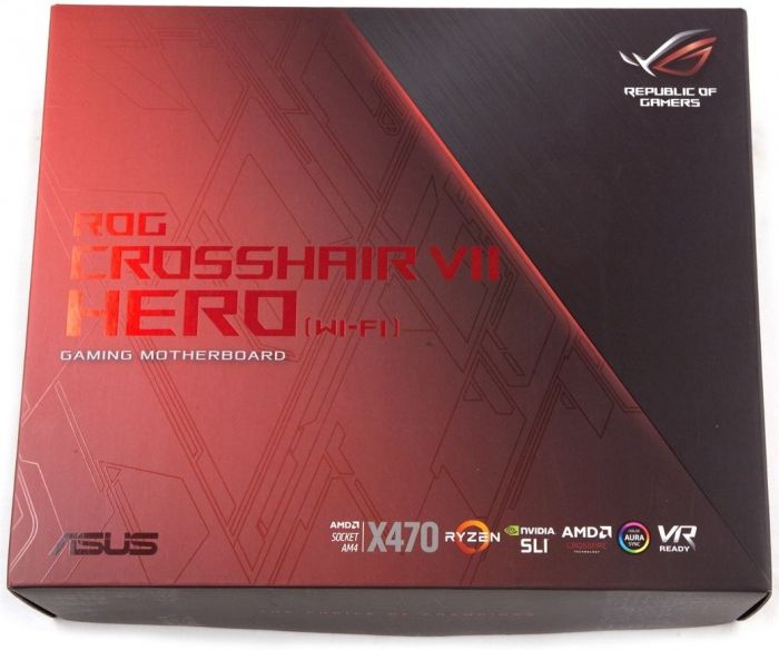 Материнcька плата ASUS CROSSHAIR VIII HERO WIFI sAM4 X570 4xDDR4 HDMI-DP Wi-Fi BT ATX