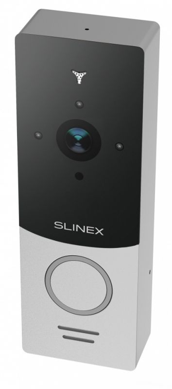 Панель виклику Slinex ML-20IP, персональна, 2MP, 145 градусів, переадресація, сріблястий чорний