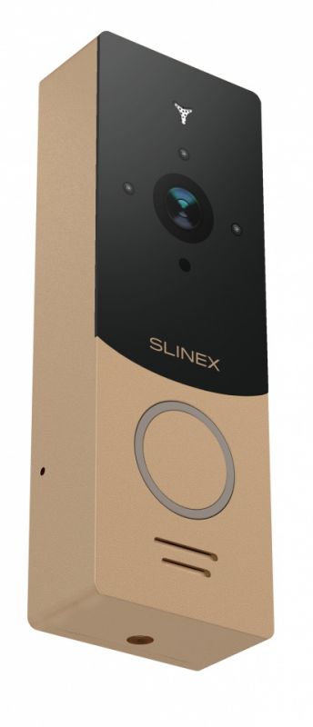 Панель виклику Slinex ML-20IP, персональна, 2MP, 145 градусів, переадресація, золотий чорний