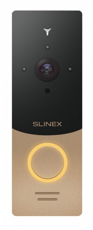 Панель виклику Slinex ML-20IP, персональна, 2MP, 145 градусів, переадресація, золотий чорний