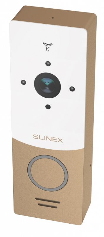 Панель виклику Slinex ML-20IP, персональна, 2MP, 145 градусів, переадресація, сріблястий чорний