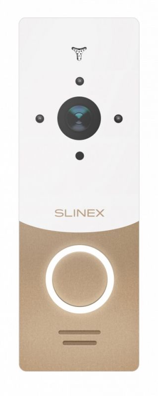 Панель виклику Slinex ML-20IP, персональна, 2MP, 145 градусів, переадресація, сріблястий чорний