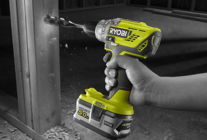 Ryobi Шуруповерт-дриль ONE+ R18DD3-0, 18В, 50 Нм, 2 швидкості (без АКБ та ЗП)