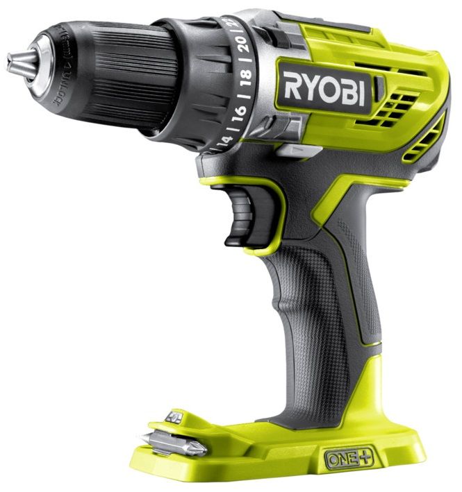 Ryobi Шуруповерт-дриль ONE+ R18DD3-0, 18В, 50 Нм, 2 швидкості (без АКБ та ЗП)