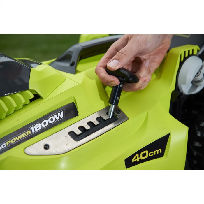 Ryobi Газонокосарка RLM18E40H електрична, 1800Вт, 40см, EasyEdge, 20-70 мм, 50л