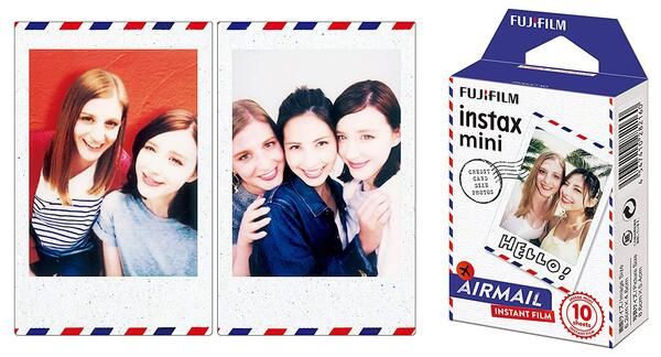 Фотопапір Fujifilm COLORFILM INSTAX MINI AIRMAIL (54х86мм 10шт)