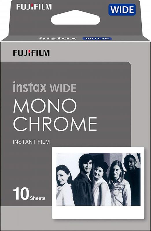 Фотопапір Fujifilm COLORFILM INSTAX WIDE MONOCHROME (108х86мм 10шт)