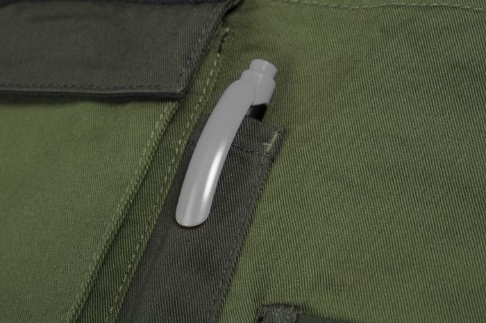Напівкомбінезон робочий NEO CAMO Olive, розмір M (50), 255 г/м2, потрійні шви, еластична конструкція пояса, міцні кишені, оливкова