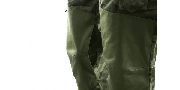 Штани робочі NEO CAMO, розмір XL (54), 255 г/м2, профільовані коліна з відсіком для наколінників, потрійні внутрішні шви, еластична конструкція пояса, міцні кишені, камуфляжні