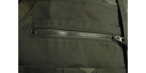 Куртка робоча NEO CAMO, розмір M (50), 255 г/м2, високий комір, регулювання манжет, комбіновані багатофункціональні кишені на блискавці та липучках, камуфляжна