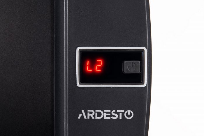 Обігрівач інфрачервоний Ardesto IH-2000-CBN1B, 2000 Вт, карбоновий