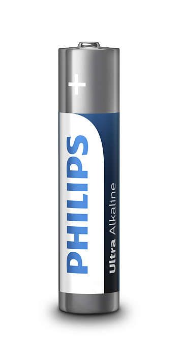 Батарейка Philips Ultra Alkaline лужна AAA блістер, 4 шт