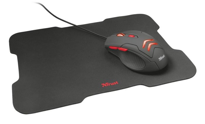 Миша + килимок TRUST Ziva Gaming USB Black