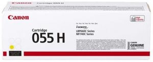 Картридж Canon 055H MF742/744/746, LBP663/664 Yellow (5900 арк)