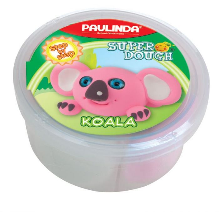 Маса для ліплення Paulinda Super dough 40г Коала PL-081394-10