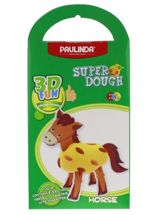 Маса для ліплення Paulinda Super Dough 3D FUN Кінь PL-081289