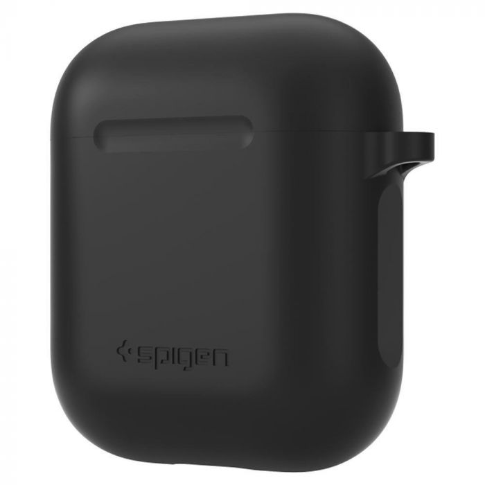 Чохол Spigen for AirPods Silicone, Black
