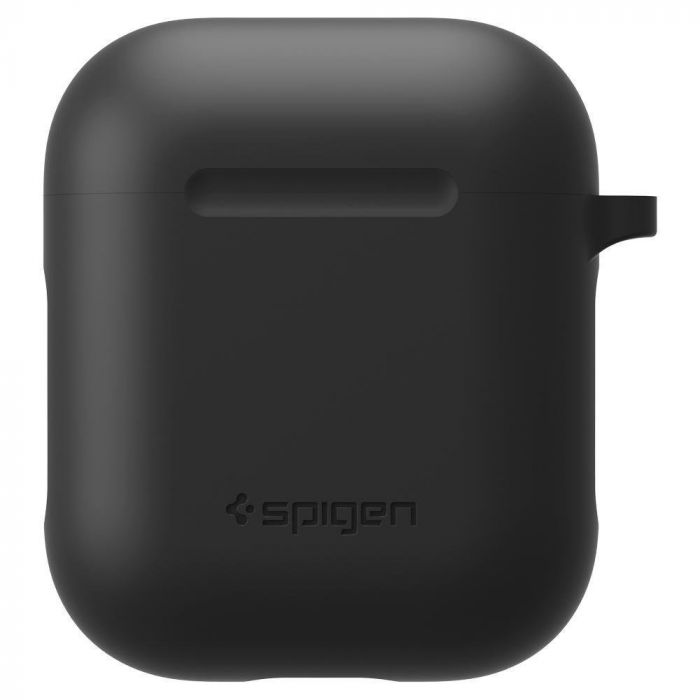Чохол Spigen for AirPods Silicone, Black