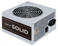 Блок живлення CHIEFTEC Solid (700W), ATX v2.3, 200-240V, >85%, 120мм, 1xMB 24pin(20+4), 1xCPU 8pin(4+4), 3xMolex, 6xSATA, 2xPCIe 8pin(6+2), CE, CB, TUV, RoHS, Xtra Long MB & CPU cables, Bulk
