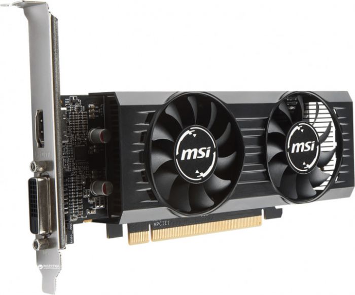 Вiдеокарта MSI GeForce GTX1650 4GB DDR5 OC Low Profile