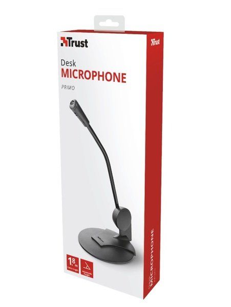 Мікрофон для ПК Trust Primo Desk 3.5mm Black