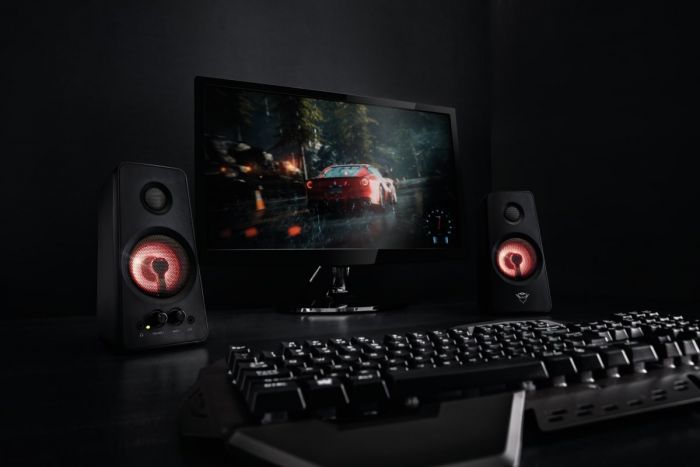 Акустична система (Колонки) Trust 2.0 GXT 608 Tytan Illuminated Speaker Set BLACK