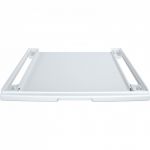 Комплект монтажний Bosch WZ20400 для з'єднання пральної машини з сушкою, висувна полиця, білий