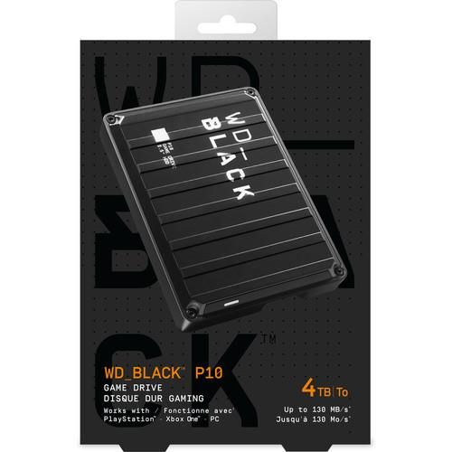 Портативний жорсткий диск WD 4TB USB 3.1 WD BLACK P10 Game Drive