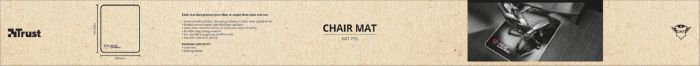 Підлоговий килимок для крісла Trust GXT 715 Chair mat Black