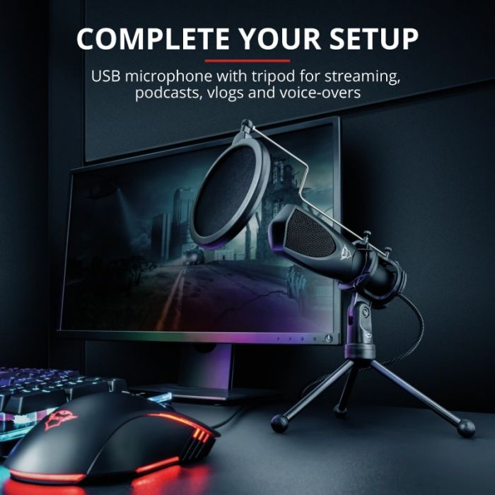 Мікрофон Trust GXT 232 Mantis Streaming USB