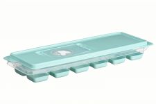 Форма для льоду Ardesto Fresh, з кришкою, голубий тіфані, силікон, пластик